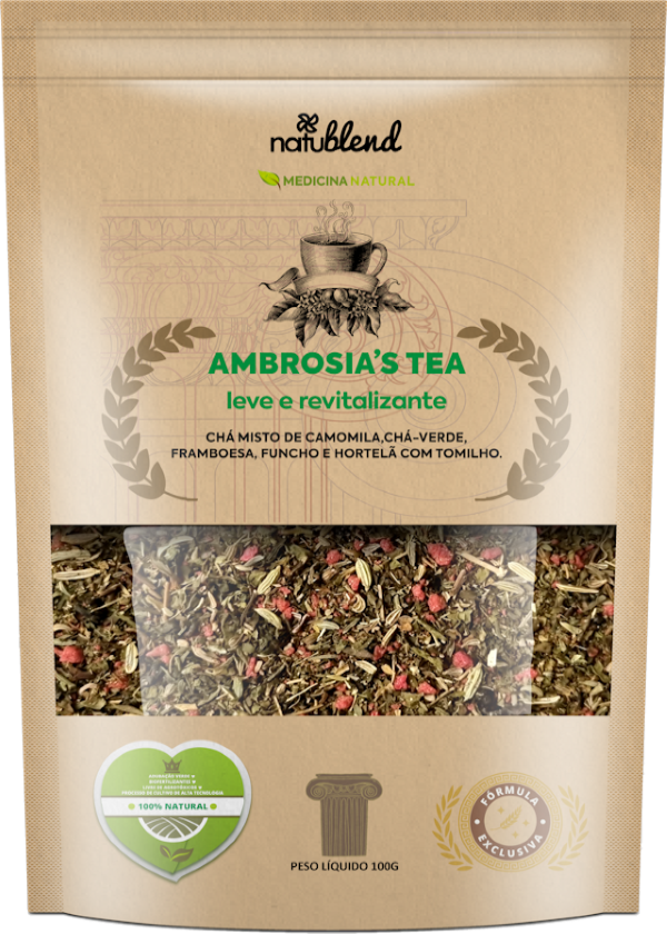 AMBROSIA TEA - Blend Exclusivo - Chá Misto - Natublend