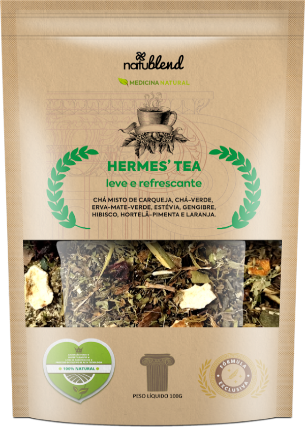 HERMES TEA - Blend Exclusivo - Chá Misto - Natublend