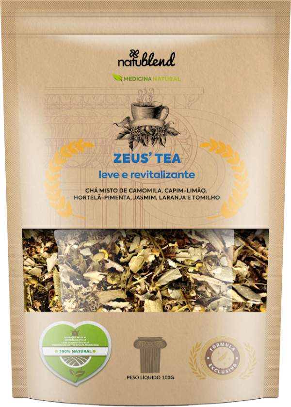 ZEUS TEA - Blend Exclusivo - Chá Misto - Natublend